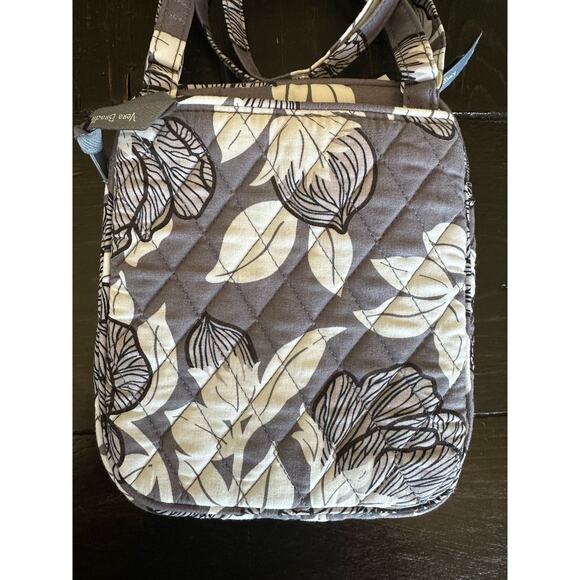 Vera Bradley Mini Hipster - RFID - Moon Shadow Meadow - Grey and White - NWT - Picture 8 of 8